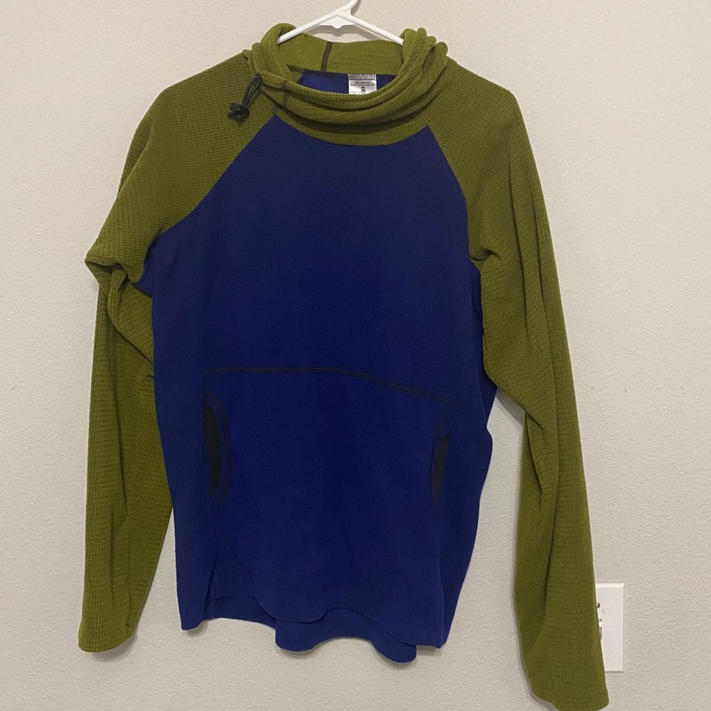 Melanzana micro grid hoodie